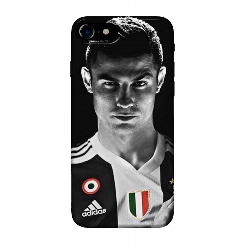 Coque noire pour IPHONE X Cristiano Ronaldo Juventus