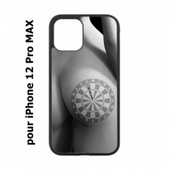 Coque noire pour Iphone 12 PRO MAX coque sexy Cible Fléchettes - coque érotique
