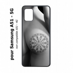Coque noire pour Samsung Galaxy A51 - 5G coque sexy Cible Fléchettes - coque érotique