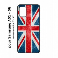 Coque noire pour Samsung Galaxy A51 - 5G Drapeau Royaume uni - United Kingdom Flag