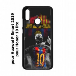 Coque noire pour Huawei P Smart 2019 Lionel Messi 10 FC Barcelone Foot
