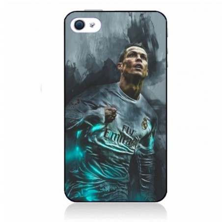 Coque noire pour IPHONE 6/6S Ronaldo Football Real Madrid