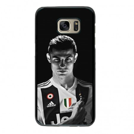 Coque noire pour Samsung S8 Cristiano Ronaldo Juventus