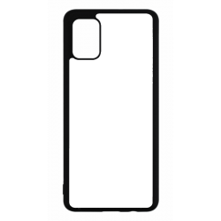 Coque pour Samsung Galaxy A51 - 4G PANDA BOO© Bamboo à pleine dents - coque humour - coque noire TPU souple (Galaxy A51 - 4G)