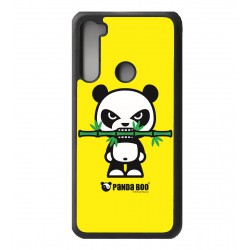 Coque noire pour Xiaomi Mi Note 10 lite PANDA BOO© Bamboo à pleine dents - coque humour