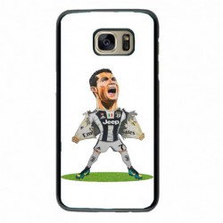 Coque noire pour Samsung A300/A3 Cristiano Ronaldo Juventus Turin Football - Ronaldo super héros