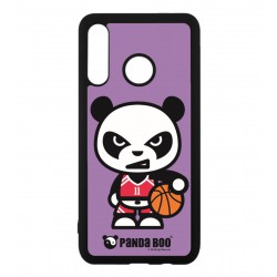 Coque noire pour Huawei P7 mini PANDA BOO© Basket Sport Ballon - coque humour