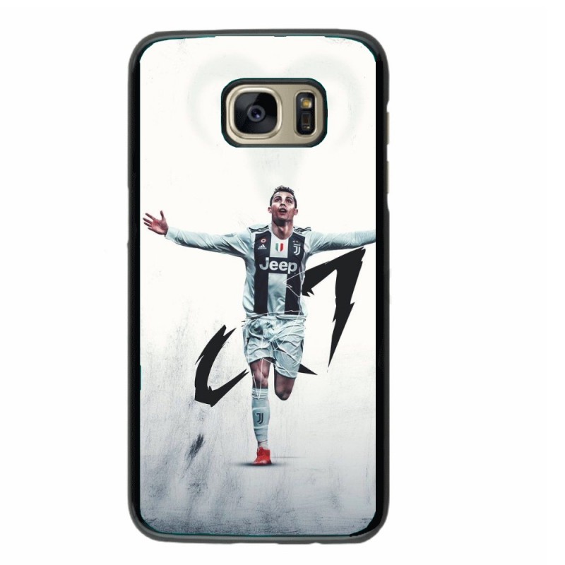 Coque noire pour Samsung i8262 Cristiano Ronaldo Juventus Turin Football CR7