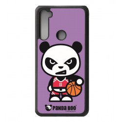 Coque noire pour Xiaomi Redmi Note 7 PANDA BOO© Basket Sport Ballon - coque humour