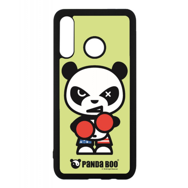 Coque noire pour Huawei Mate 10 Pro PANDA BOO© Boxeur - coque humour