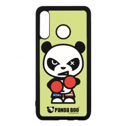 Coque noire pour Huawei P7 mini PANDA BOO© Boxeur - coque humour