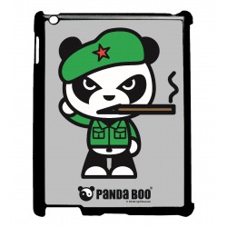 Coque noire pour IPAD 2 3 et 4 PANDA BOO© Cuba Fidel Cigare - coque humour