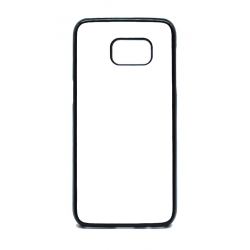 Coque pour Samsung Galaxy S7 Edge PANDA BOO© Français béret baguette - coque humour - coque noire TPU souple (Galaxy S7 Edge)