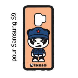 Coque noire pour Samsung Galaxy S9 PANDA BOO© Mao Panda communiste - coque humour