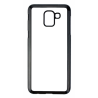 Coque pour Samsung Galaxy J6 2018 ProseCafé© Manger C'est mon Super Pouvoir - coque noire TPU souple (Galaxy J6 2018)