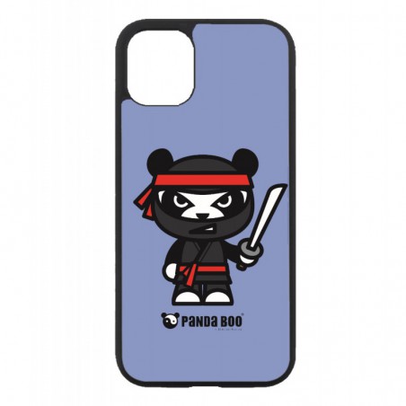 Coque noire pour IPHONE 7 PLUS/8 PLUS PANDA BOO© Ninja Boo noir - coque humour