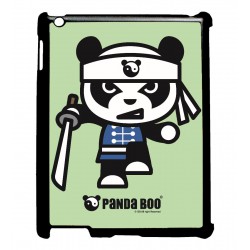 Coque noire pour IPAD 2 3 et 4 PANDA BOO© Ninja Boo - coque humour