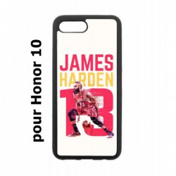 Coque noire pour Honor 10 star Basket James Harden 13 Rockets de Houston