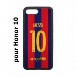 Coque noire pour Honor 10 maillot 10 Lionel Messi FC Barcelone Foot