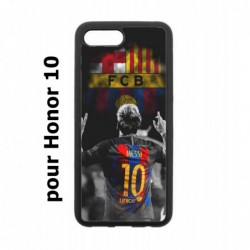 Coque noire pour Honor 10 Lionel Messi 10 FC Barcelone Foot