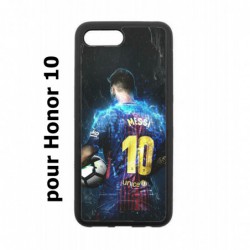 Coque noire pour Honor 10 Lionel Messi FC Barcelone Foot