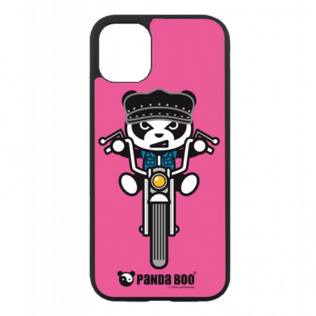Coque noire pour Honor 10 PANDA BOO© Moto Biker - coque humour