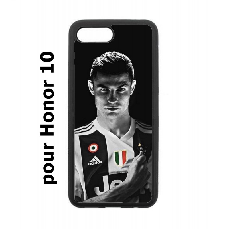 Coque noire pour Honor 10 Cristiano Ronaldo Club Foot Turin