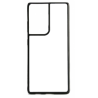 Coque pour Samsung Galaxy S21 Ultra Coque cheval blanc - tête de cheval - coque noire TPU souple (Galaxy S21 Ultra)