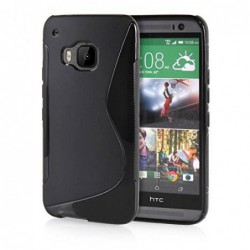 coque S-Line noire pour smartphone HTC One M9