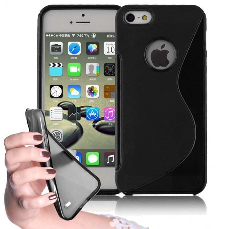 coque S-Line blanche pour smartphone IPHONE 5/5S