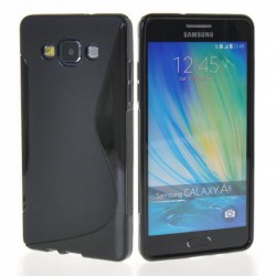 coque S-Line noire pour smartphone Samsung Galaxy A5