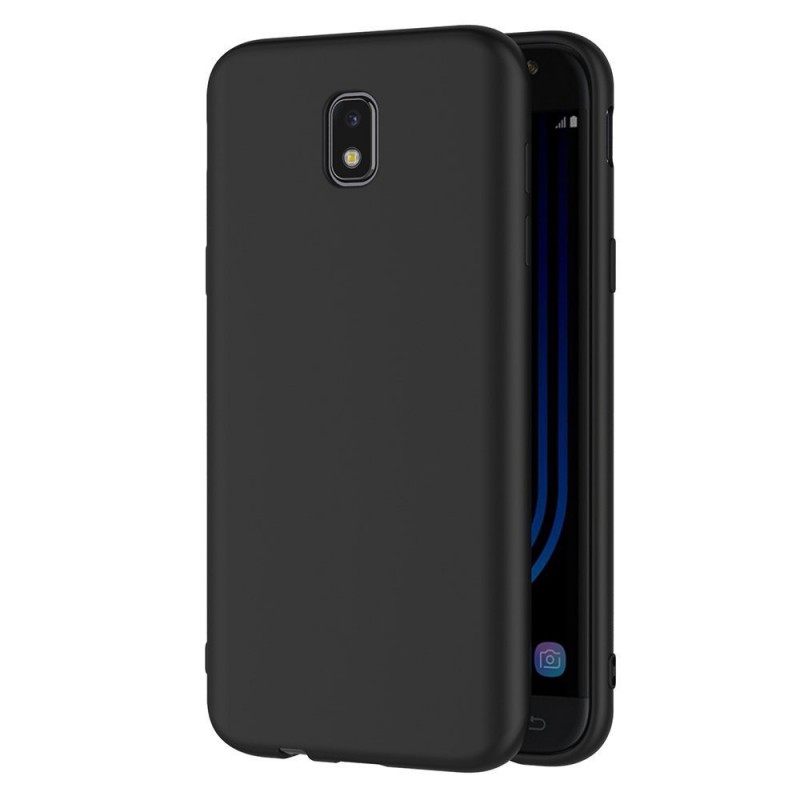 coque S-Line noire pour smartphone Samsung Galaxy J5 2017 Silicone (SM-J530F)