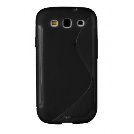 coque S-Line noire pour smartphone Samsung Galaxy S3 GT-I9300