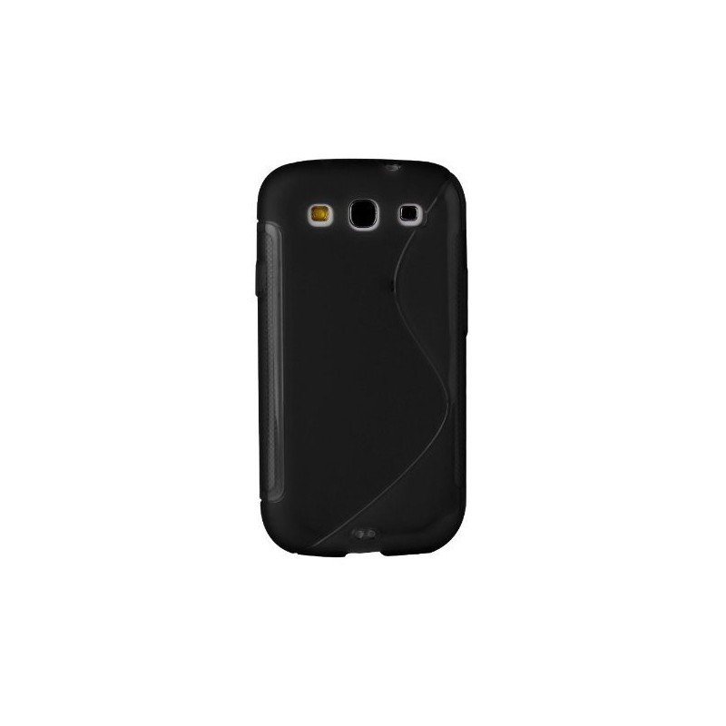 coque S-Line noire pour smartphone Samsung Galaxy S4 GT-I9515