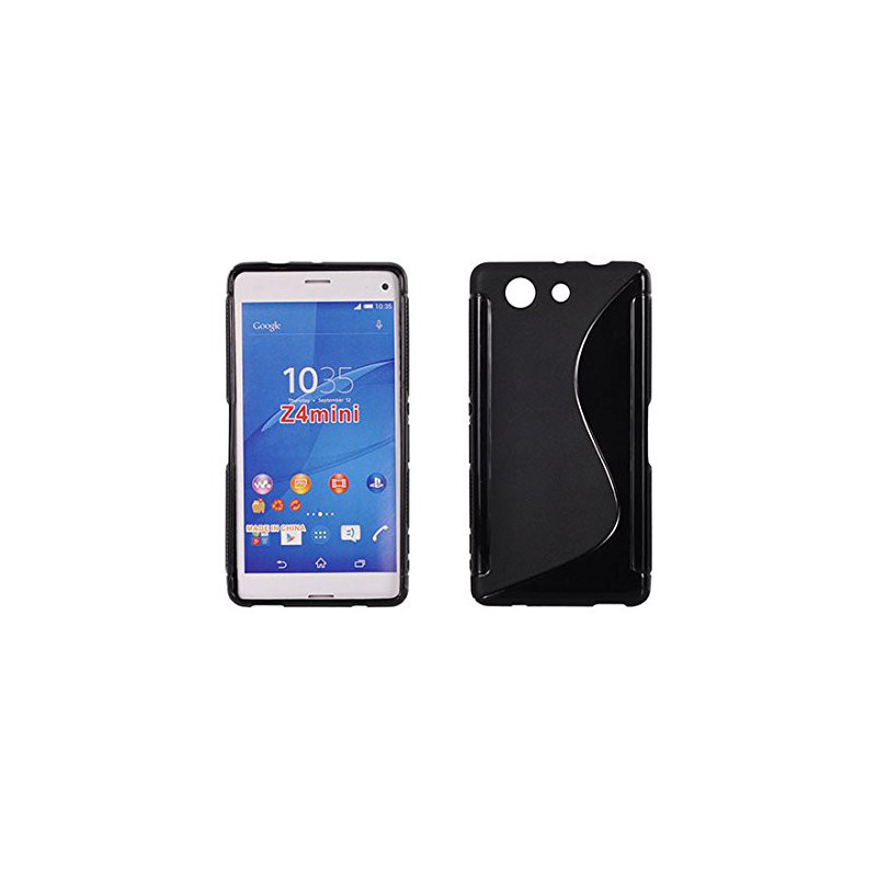 coque S-Line noire pour smartphone SONY XPERIA Z4 COMPACT/MINI