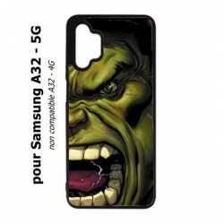 Coque noire pour Samsung Galaxy A32 - 5G Monstre Vert Hulk Hurlant