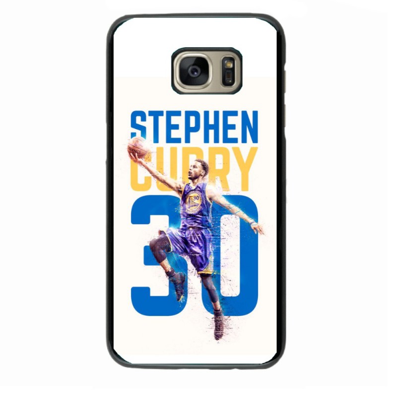 جوال ببجي Coque noire personnalisée pour Smartphone Samsung S10 Stephen Curry Basket NBA Golden State