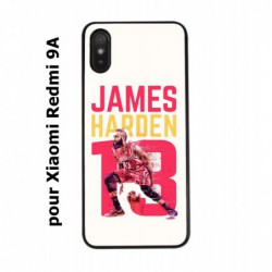 Coque noire pour Xiaomi Redmi 9A star Basket James Harden 13 Rockets de Houston