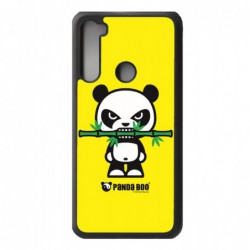 Coque noire pour Xiaomi Redmi 9A PANDA BOO© Bamboo à pleine dents - coque humour