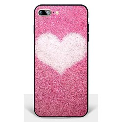 Coque Iphone 5C Silicone Transparente Motif Coeur/Love