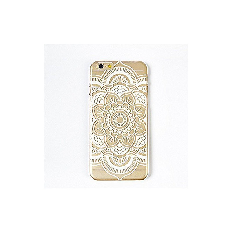 Coque Iphone 5C Silicone Transparente Motif Pattern Design Fleur Gel-Housse Étui Clair Transparente Ultra Mince