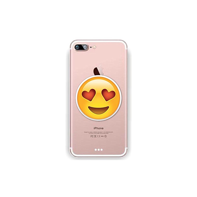 Coque Iphone 5C Silicone Transparente Motif Emoji/Emoticone SE3 Gel-Housse Étui Clair Transparente Ultra Mince
