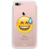 Coque Iphone 5C Silicone Transparente Motif Emoji/Emoticone SE5