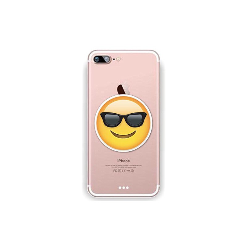 Coque Iphone 5C Silicone Transparente Motif Emoji/Emoticone SE9 Gel-Housse Étui Clair Transparente Ultra Mince