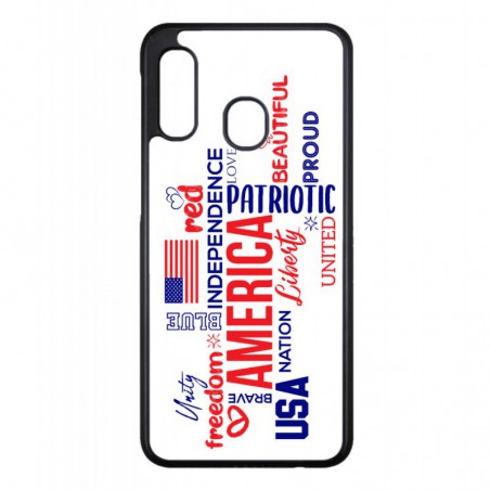 Coque noire pour Samsung Ace Plus S7500 USA lovers - drapeau USA - patriot