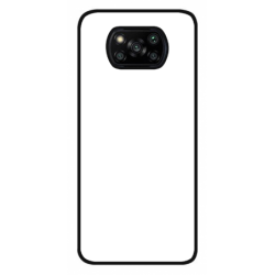 Coque pour Xiaomi Poco X3 - X3 Pro motif géométrique pattern noir et blanc - ronds noirs sur fond blanc - coque noire TPU souple