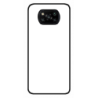 Coque pour Xiaomi Poco X3 - X3 Pro motif géométrique pattern noir et blanc - ronds noirs sur fond blanc - coque noire TPU souple
