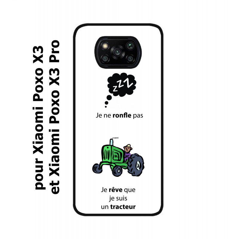 Coque noire pour Xiaomi Poco X3 & Poco X3 Pro humour