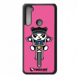 Coque noire pour Xiaomi Poco F3 PANDA BOO© Moto Biker - coque humour