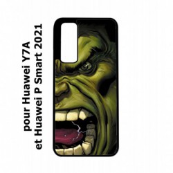 Coque noire pour Huawei Y7a Monstre Vert Hulk Hurlant